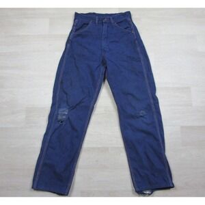 Vintage 50s 60s Big Mac Denim Jeans Womens‎ (25" Waist) Workwear Contrast Stitch